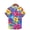 Multicolor1, variante sur UVEASISHA Chemises de Plage Tropicales pour Hommes Imprimé Coucher de Soleil Chemise Hawaïenne Été Manches Courtes Chemises Boutonnées Grande Taille et Très Grande Style Aloha Chemise Soldes de Liquidation d'Aujourd'hui Multicolore#3 S