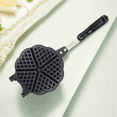 thumbnail image 4 of Waffle Pan Non-Stick Waffle Pancake Baking Barbecue Oven Mold Waffles Maker Waffle Pancake Griddle Pan, 4 of 7