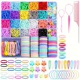 thumbnail image 1 of CHUANK 1543/1544-Piece Hair Accessory Set  Elastic Bands  Cotton Hair Ties  Styling Tools  Butterfly Clips - Curl Enhancing  Unscented  Normal Hair-Compatible  Versatile Hair Styling Kit, 1 of 7