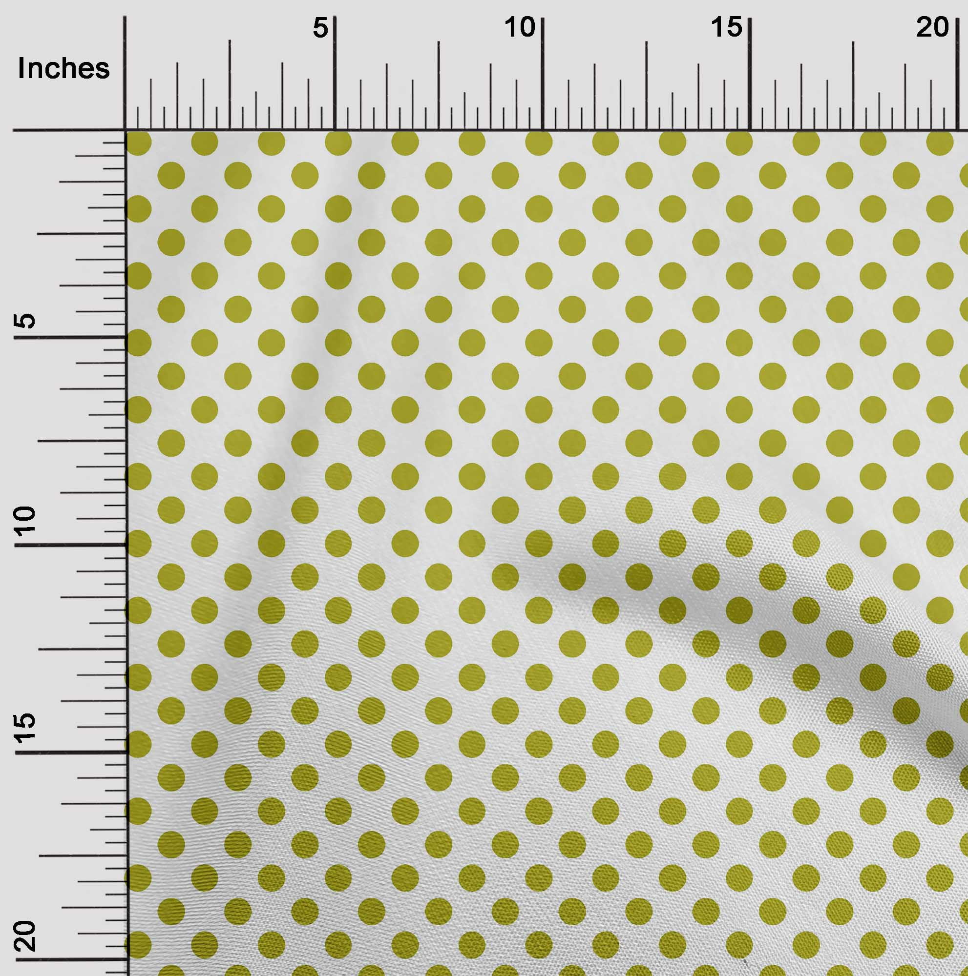 oneOone Viscose Chiffon Fabric Polka Dots Print Fabric BTY 42 Inch Wide