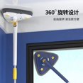 thumbnail image 4 of 360° Rotatable Triangular Mop with Long Handle Household Cleaning Adjustable Spin Mop Lazy Hand-free Cleaning Artifact Cleaning Mop Hand Wash Imitation Professional Long Window Squeegee Mop 2, 4 of 8