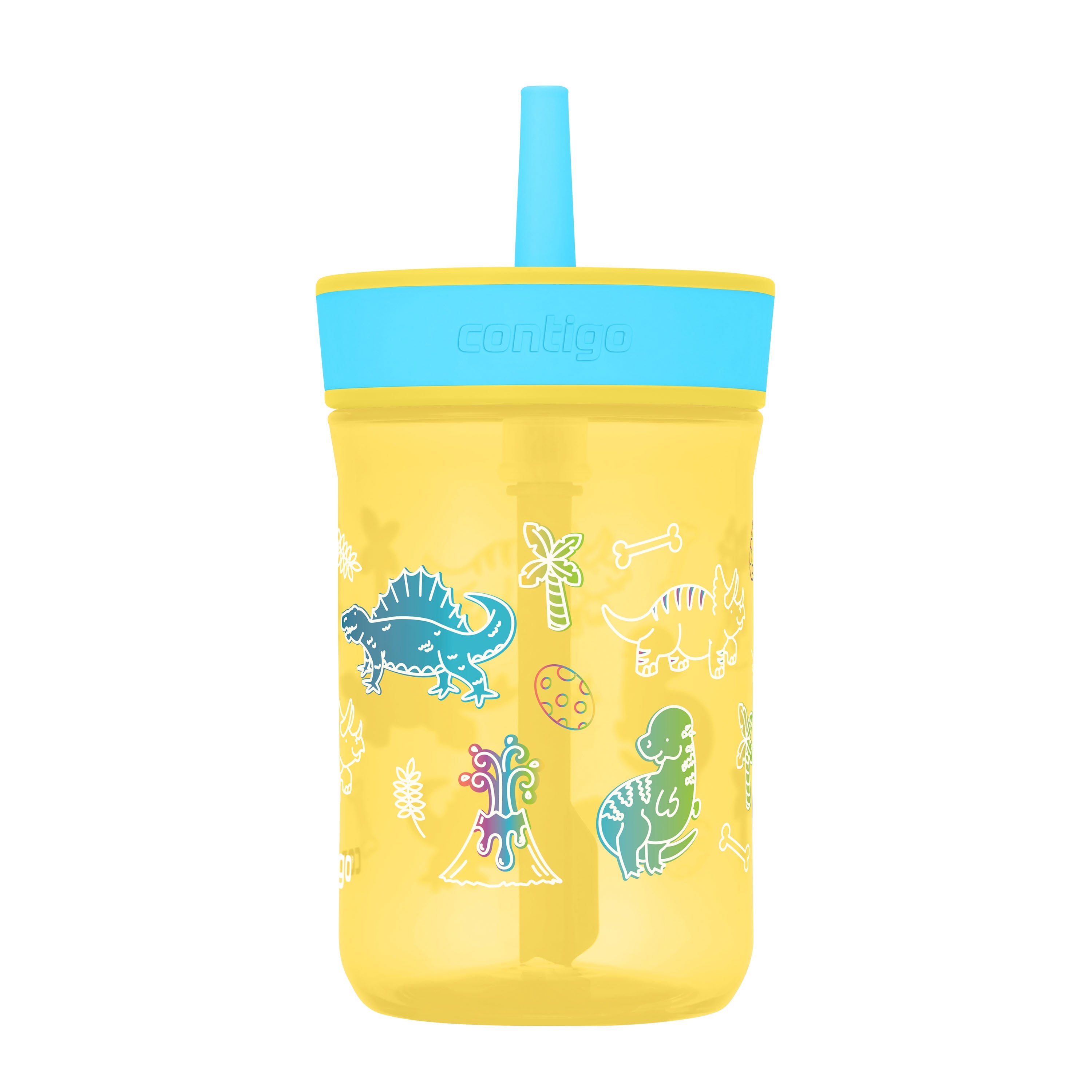 Gobelet antidéversement pour enfants Contigo Leighton avec paille, 414 ml
