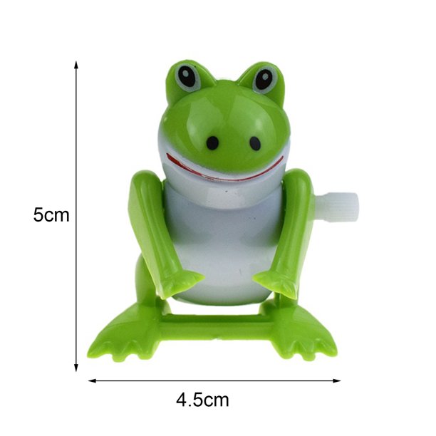 Backflip Frog Toy Cute Animal Shape Funny Small Smooth Green