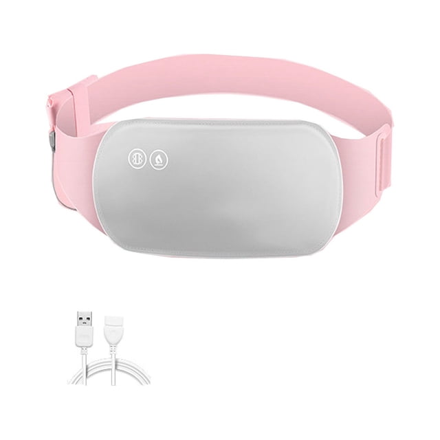 TopLLC Ceinture Chauffante Électrique de Massage USB, Compresse Chaude, Vibration Chauffante, Coussin Chauffant Confortable