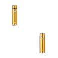 thumbnail image 2 of relayinert Electric Mini Shaver Rotary LED Battery Display Portable Pocket Home Travel Beard Shaving Machine Trimmer for Man Gold 2Set, 2 of 6