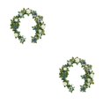 thumbnail image 2 of Wweixi Add Touch Of Beauty With Artificial Rose For Any Occasion Backdrop Arch Flowers Cloth Artificial Flowers Low Maintenance blue 2Set, 2 of 6