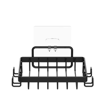 Amdohai Soap Holder No Drilling Wall-mounted Soap Storage Holder Dish Drain Soap Holder Shower Soap Rack for Bathroom Kitchen Bath Tub
