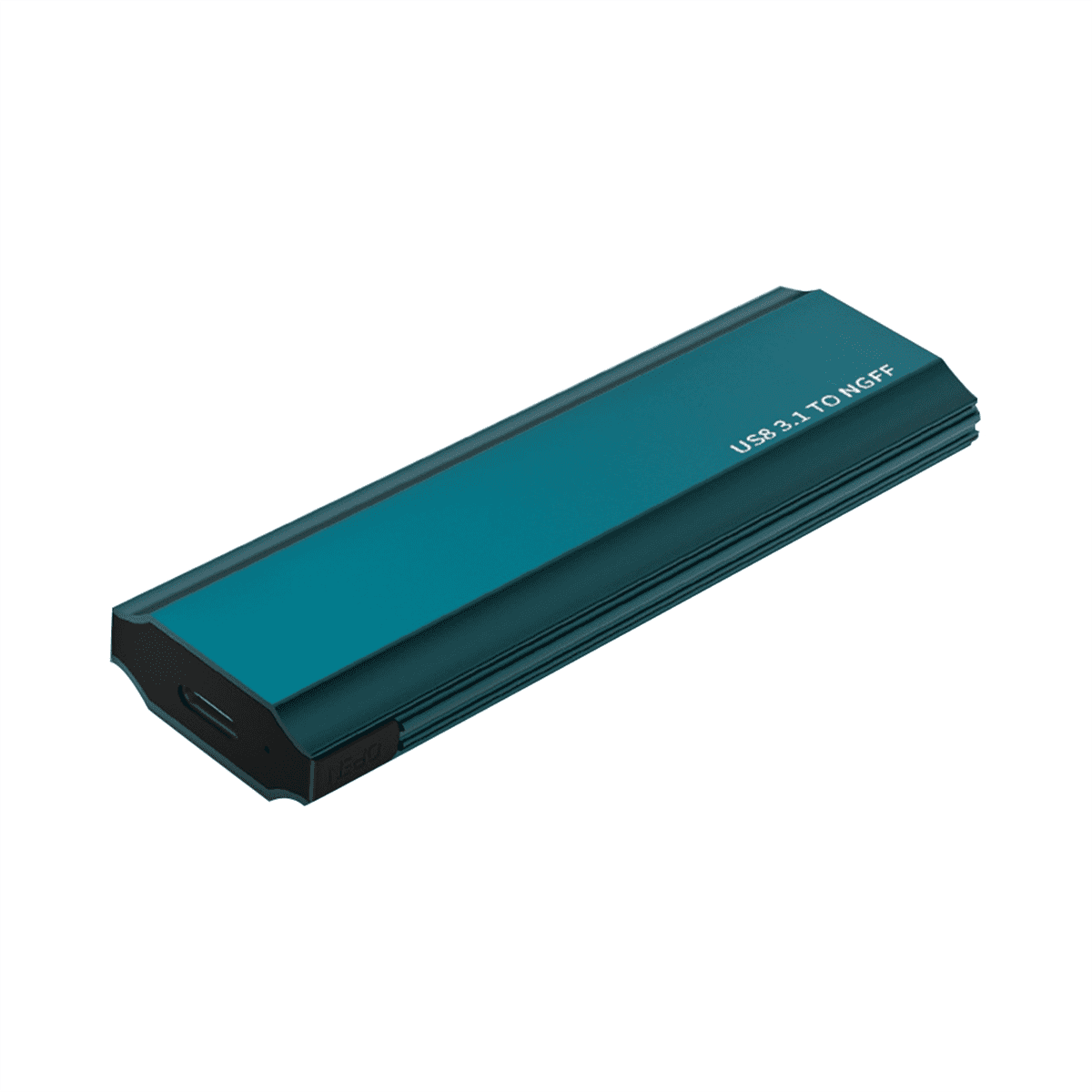 M.2 NGFF SSD HDD Enclosure10Gbps USB3.1 to Type C External Hard Drive Case for SATA Support 2230 2242 2260 2280,1 x HDD Enclosure