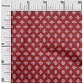 thumbnail image 2 of oneOone Rayon Red Fabric Asian Block Geometrical Shape Dress Material Fabric Print Fabric By The Yard 56 Inch Wide, 2 of 4