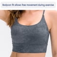 thumbnail image 4 of Brassière de Sport pour Femmes Imprimée Extensible Respirante avec Coussinet Amovible Yoga Course, 4 of 8