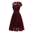 thumbnail image 1 of Ketyyh-chn99 Robes de Soirée pour Femmes Robes de Soirée Formelles pour Mariage Robe de Soirée Maxi Élégante Taille Haute Robe de Fête de Mariage Robe Longue Rouge,2TG, 1 of 3