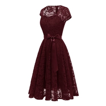 Ketyyh-chn99 Robes de Soirée pour Femmes Robes de Soirée Formelles pour Mariage Robe de Soirée Maxi Élégante Taille Haute Robe de Fête de Mariage Robe Longue Rouge,2TG