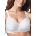 thumbnail image 2 of Playtex Womens Secrets Perfectly Smooth Wirefree Bra, 44DD, White Stripe, 2 of 2
