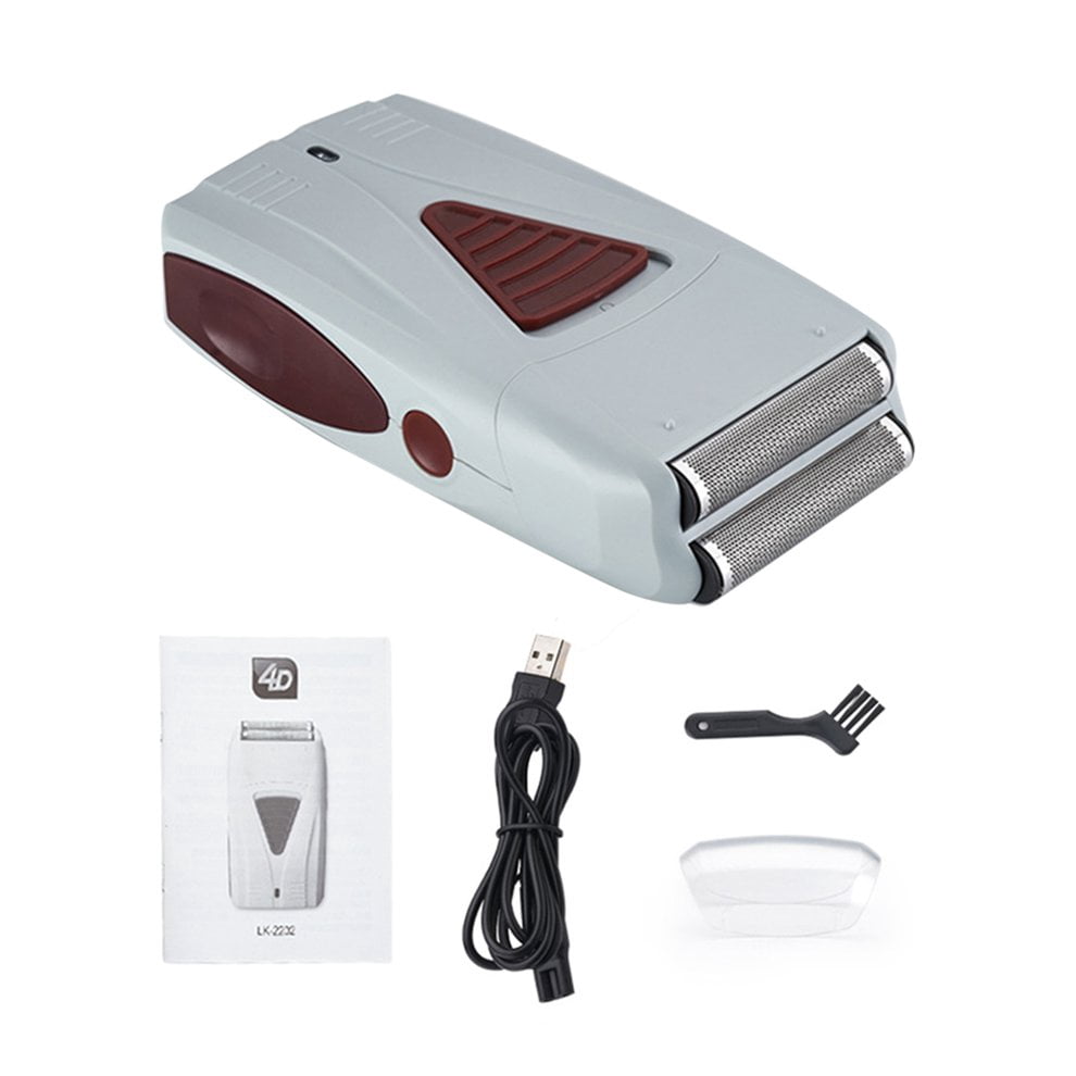 Barber Finishing Electric Shaver For Men Face Rechargeable Beard Electric Razor Foil Head Shaving Machine Hair Cleaning Shaver