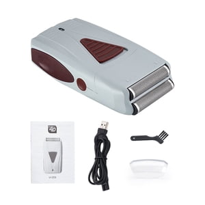 Barber Finishing Electric Shaver For Men Face Rechargeable Beard Electric Razor Foil Head Shaving Machine Hair Cleaning Shaver