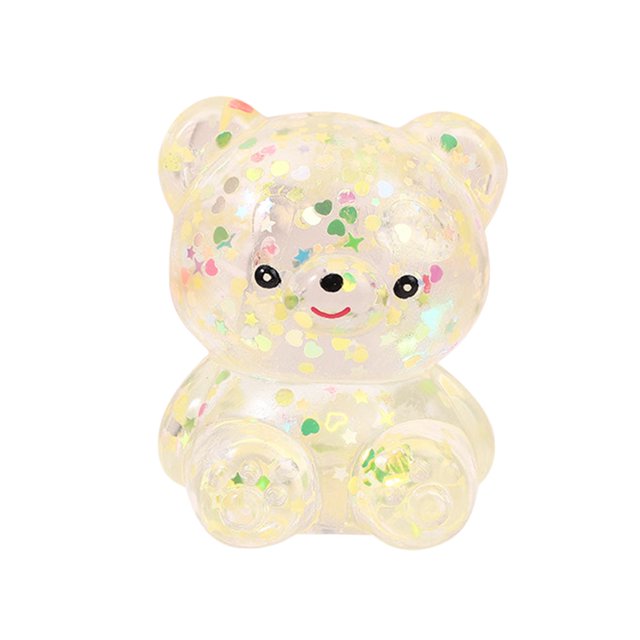 Dvkptbk Poupée Nouvelle Poupée Jouets de Noël Musique Pincée Sequins Jouets de Décompression Outils de Décompression en Liquidation
