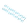 thumbnail image 1 of Loose Leaf Binding Spine Binding Comb Paper Binding Tool Plastic Binding Spine 10 Pcs Loose Leaf Binding Spine 30 Hole Cuttable Wear Resistant PP Plastic 10mm Binding Comb For, 1 of 8