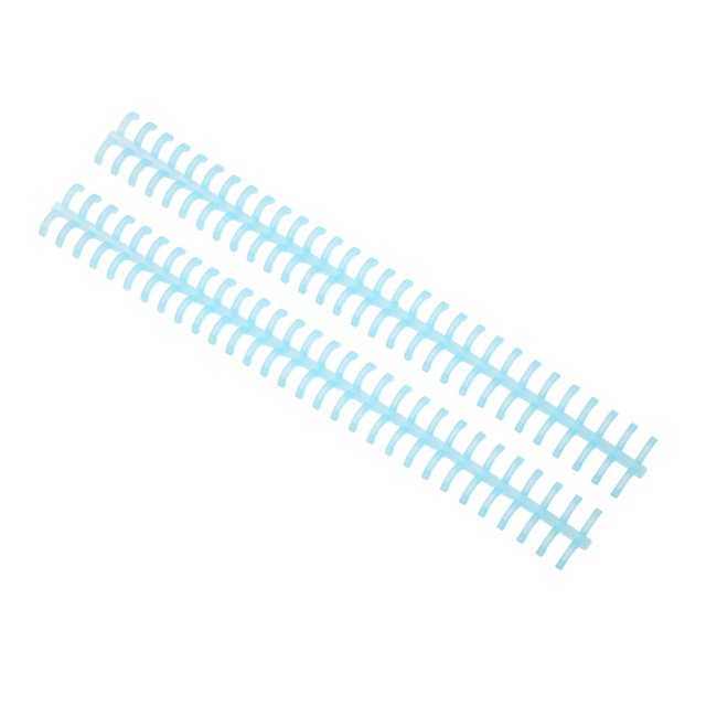 Loose Leaf Binding Spine Binding Comb Paper Binding Tool Plastic Binding Spine 10 Pcs Loose Leaf Binding Spine 30 Hole Cuttable Wear Resistant PP Plastic 10mm Binding Comb For