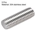 thumbnail image 2 of Unique Bargains M10 x 30mm Fully Threaded Rod 304 Stainless Steel Right Hand Threads 5 Pack, 2 of 4