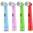 thumbnail image 1 of 4 Pack Kids Toothbrush Heads Compatible With Oral B Children Toothbrushes -Bomveson, 1 of 4