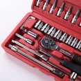 thumbnail image 2 of 46-In-1 Socket Set Multi Purpose Tool Kit | Wrench & Precision Sockets - Durable & Convenient In Carrying Tool Case | Chrome Vanadium Steel, Multi-Utility Carrying Case | Versatile Tool, 2 of 3