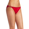 thumbnail image 1 of Vanity Fair Womens Body Shine Illumination String Bikini, 5, NH Gallahad Red, 1 of 4