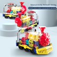 thumbnail image 4 of Jouet Éducatif, Train Électrique Transparent à Engrenages, Jouets de Train Électrique Transparent à Engrenages, Jouet Locomotive Électrique à Engrenages, Durabilité Éprouvée, 4 of 8