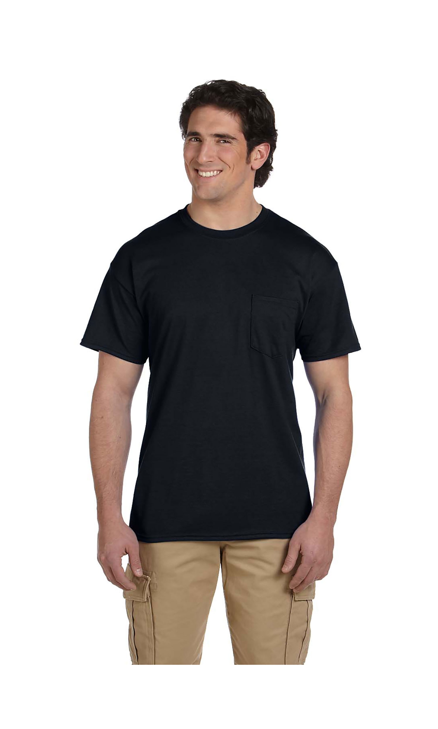 Gildan Men's Dryblend Double Needle 7/8 Inch Collar T-Shirt, Style G8300