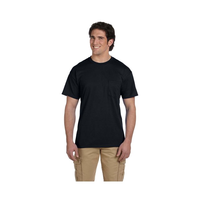 Gildan Men's Dryblend Double Needle 7/8 Inch Collar T-Shirt, Style G8300