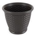 thumbnail image 4 of Suncast Sonora Jardinière Décorative en Résine Osier de 18 Pouces, Brun (Lot de 2), 4 of 10
