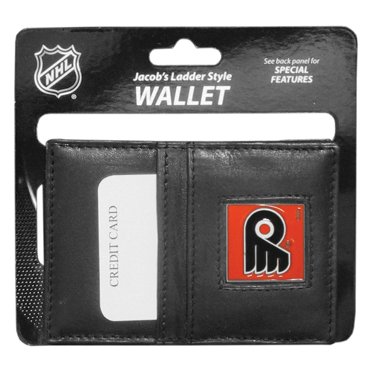 NHL Siskiyou Sports Fan Shop Philadelphia Flyers Leather Jacob's Ladder Wallet One Size Black,white