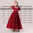 thumbnail image 2 of RXIRUCGD 2025 Vêtements d'Été pour Enfants Robe pour Enfants Couleur Unie Satin Robe Princesse Fête d'Anniversaire Mode Spectacle Robe Piano, 2 of 8