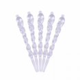thumbnail image 2 of Ensemble de 24 Pcs d'Ornements en Verre en Forme de Glaçon, 2 of 5