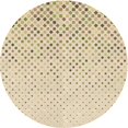 thumbnail image 1 of Ahgly Company Tapis d'Intérieur Lavable en Machine Carré Transitionnel Vanille Or, 3 Pieds Carré, 1 of 7
