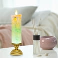 thumbnail image 3 of Eoozwa Flameless LED Crystal Candle with Remote & USB Color Changing Table Lamp for Wedding Centerpiece, Romantic Home Decor for Mother‘s Day, Bridal Shower, Spring Party, 3 of 4