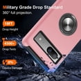 thumbnail image 4 of KOMI for Google Pixel 8 Case, Slim Fit Case for Pixel 8 with Ring Holder Kickstand [Military Grade Drop Tested] [TPU+PC] Dual Layer Shockproof Protective Phone Case for Google Pixel 8, Pink, 4 of 5