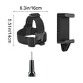 thumbnail image 3 of Tgbvmt Head Mount Phone Holder Action Camera Mount First Person Shooting Adjustable Universal Compatibility Mount for Cycling Motorcycle Outdoor Sports Action Shooting Vlogging Content Creation Gear, 3 of 6