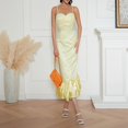 thumbnail image 3 of EIMELI Robe Maxi à Bretelles Spaghetti pour Femme Sans Manches Dos Nu Décolleté Plongeant Ourlet à Volants Longue Robe Sortie Robes Camisole, 3 of 6