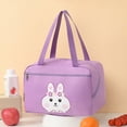 thumbnail image 4 of Mefallenssiah Back to School Handheld Picnic Bag with Rice Insulation Bag Bento Bag Cloth Lunch Box Bag Meal Bag, 4 of 5
