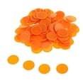 thumbnail image 4 of Ensemble de 100 Pcs Jetons de Jeu à Bord Concave Jetons de Bingo Orange, 4 of 8