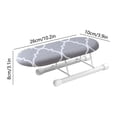 thumbnail image 4 of Feltree Tabletop Ironing Board, Mini Portable Ironing Board with Foldable Leg & Non-Slip Cotton Cover for Sleeve Cuff, Collar, Perfect for Travel, Home, Laundry, Dorm Use, 4 of 8