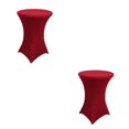 thumbnail image 4 of Wweixi Versatile Elastic Cocktail Table Set Fitting For Any Occasion Environmentally Friendly Polyester red 2Set, 4 of 6