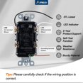 thumbnail image 4 of Amico 6 Pack GFCI Outlet 15 Amp with Thinner Design, Non-Tamper Resistant, Self-Test GFI Receptacles with LED Indicator, Wall Plates and Screws Included, Indoor, ETL Listed, White, 4 of 9