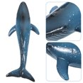 thumbnail image 4 of 1Pcs Childrens Animal Toy Model Blue Plastic Whale for Kids 11.8X1.8X0.9In, 4 of 8