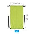 thumbnail image 2 of Unique Bargains Sac de Compression, Sac de Rangement Imperméable Taille M pour Sac de Couchage pour la Randonnée, Jaune Vert, 2 of 7