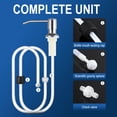 thumbnail image 1 of Vaidha Kitchen Sink Detergent Extractor Vegetable Basin Extension Pipe Sink Detergent Press Bottle, 1 of 9