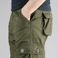 thumbnail image 4 of FAIWAD Shorts Cargo pour Hommes Décontractés Classiques Jusqu'aux Genoux à Multiples Poches Pantalons Capri Extensibles Shorts Décontractés d'Extérieur, 4 of 6