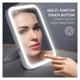 thumbnail image 2 of Touch Screen Led Makeup Mirror Light Mirrors Vanity Mirroir Stand Make Up Miroir Lumineux Desk Table Cosmetics Bathroom Mirror ,Widely Use, 2 of 7
