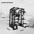 thumbnail image 4 of BeFitNow Canada Mr. Monster Machine de Gym Commerciale Smith Machine Smith pour Installation Commerciale et de Gym à Domicile, 4 of 5
