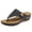 Blue, variant on Women's Orthopedic Wedge Sandals Casual Platform Slip On Open Toe Sandals Arch Support Flip Flops Dress Shoes Brown Size 8